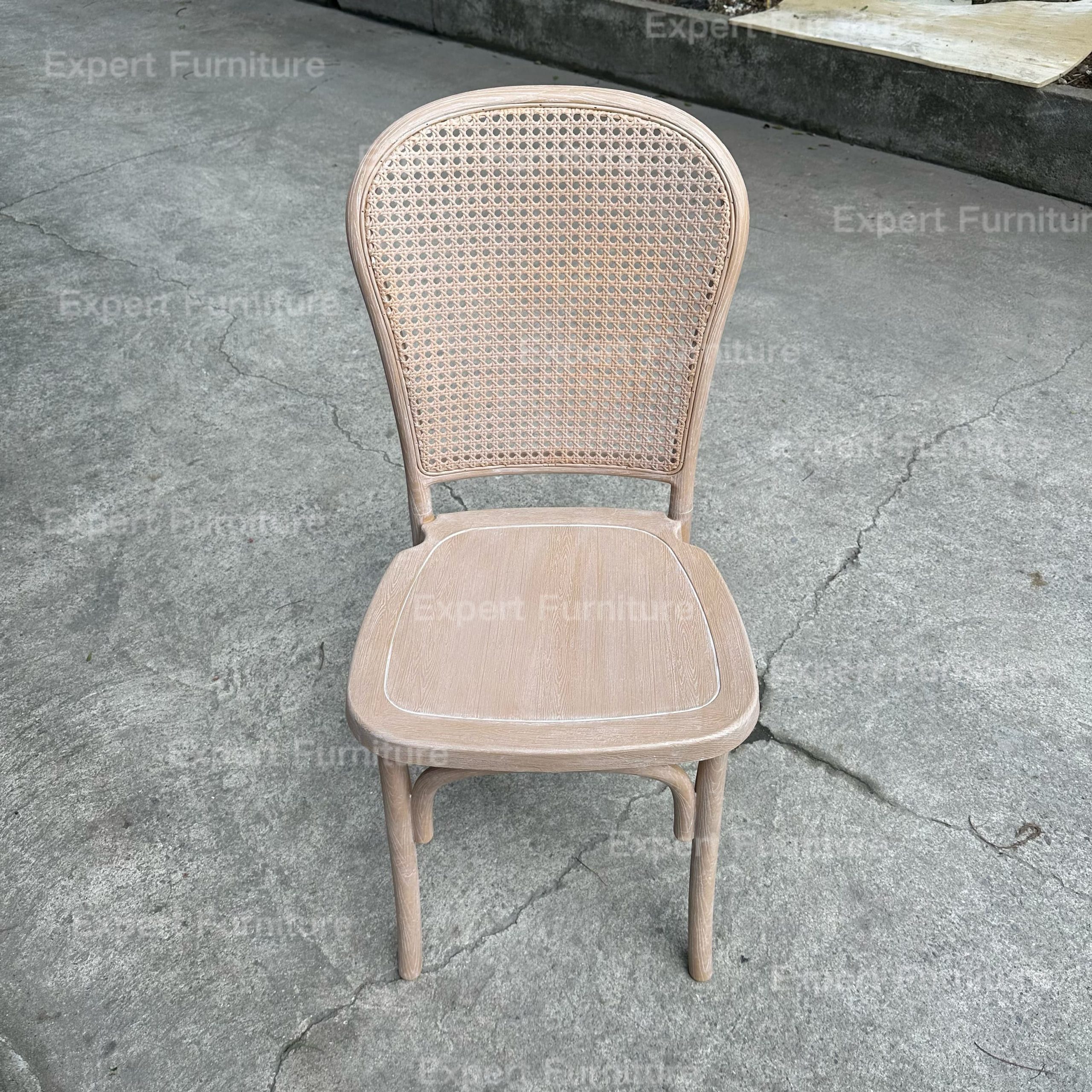 Rattan Back Resin Chair - Image 2