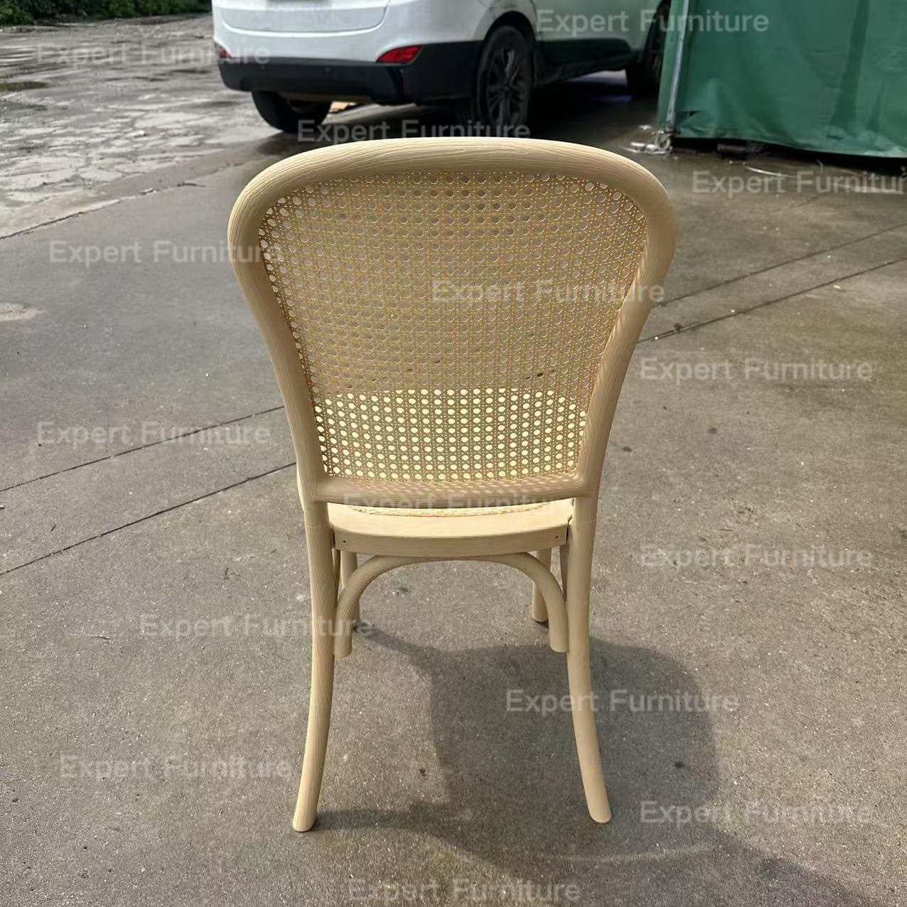 Rattan Back Resin Chair - Image 6