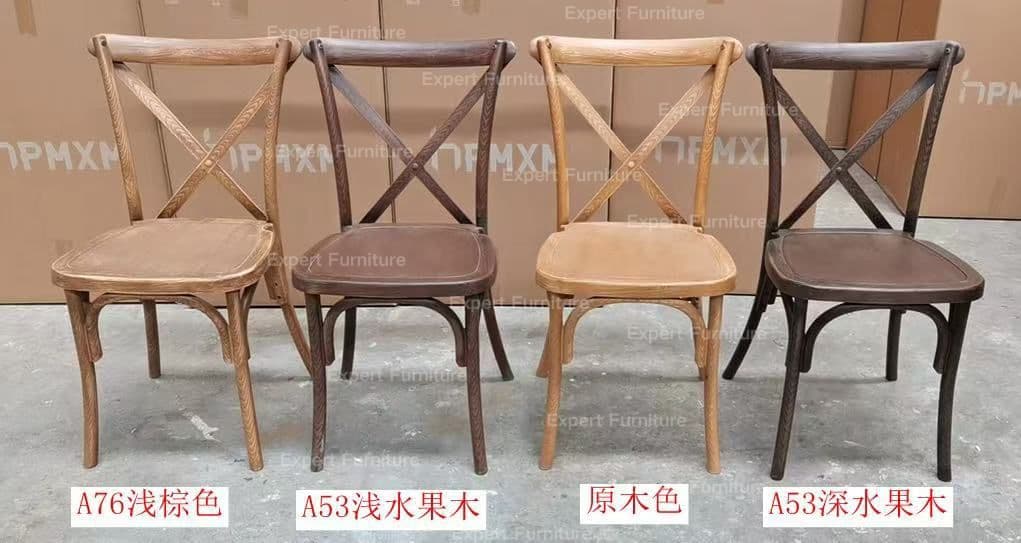 Resin Cross Back Chair