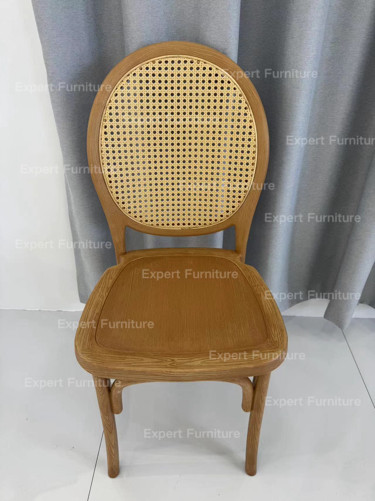 Rattan Round Back Resin Chair