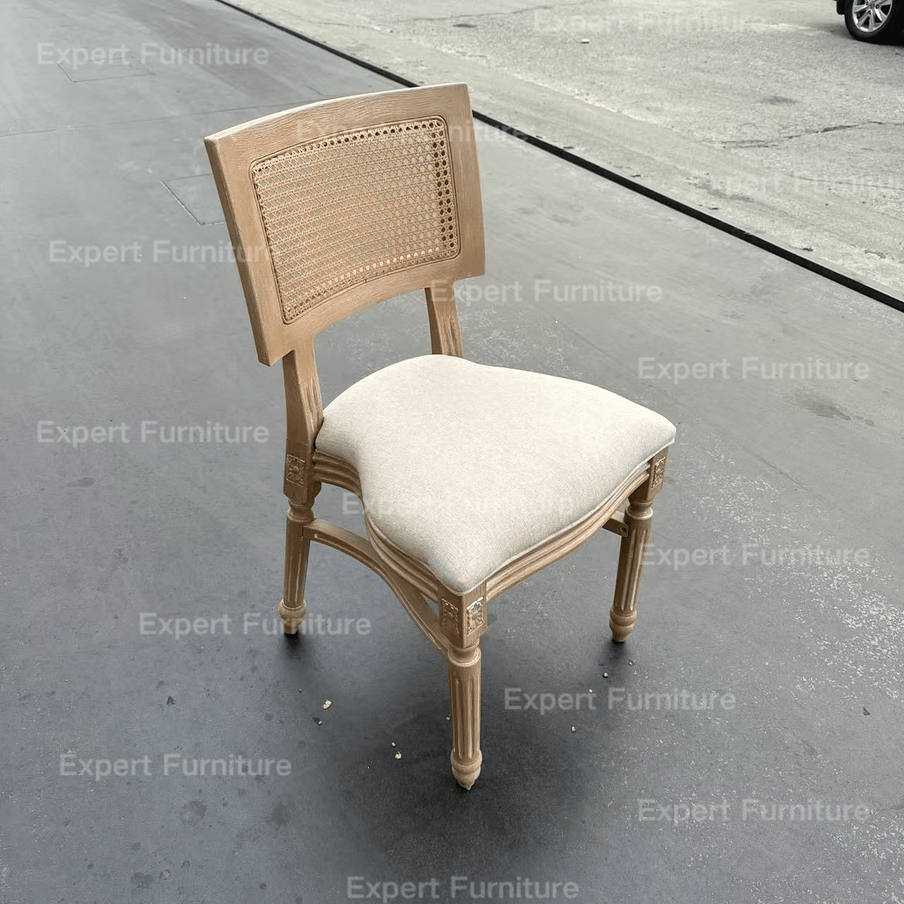 Rectangle Back Resin Chair - Image 3